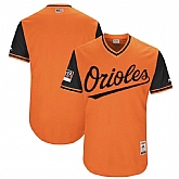 Customized Men's Orioles Orange 2018 Players Weekend Stitched Jersey Dzhi,baseball caps,new era cap wholesale,wholesale hats